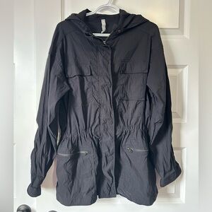 Athleta Black Outpost Utility Jacket Sz Large